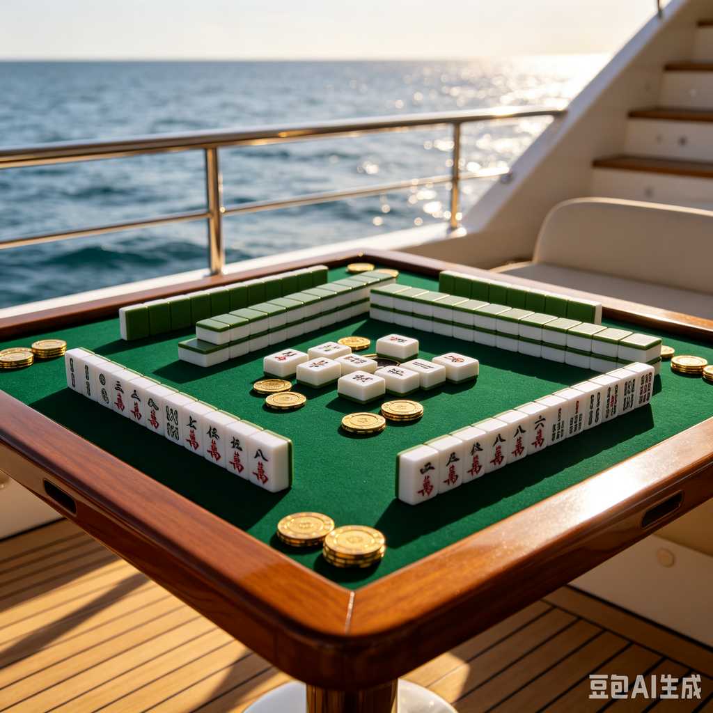 retro vintage mahjong set